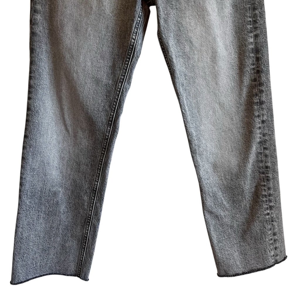 Mavi Savannah high rise straight cropped grey denim jeans 25 excellent condition - Picture 7 of 15
